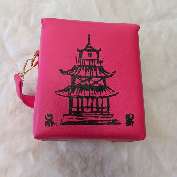 Pink Chinese Take Out Novelty Bag - Picture 5 of 16